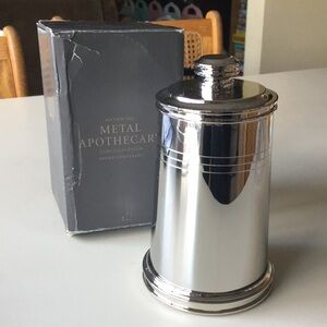 Restoration Hardware Metal Apothecary Canister